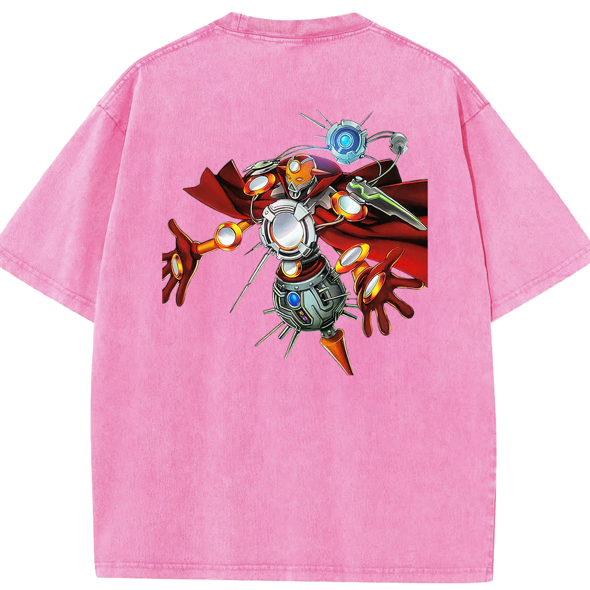 （画像用） 遊☆戯☆王 Yu-Gi-Oh! 綿100% ヴィンテージ風 半袖Tシャツ（背面プリント）